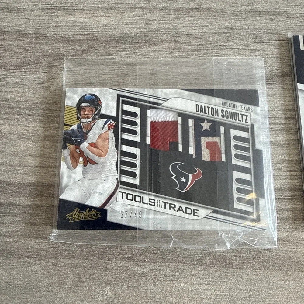 NFL Houston Texans Rookie Patch Card Lot Tank Dell Dalton Schultz